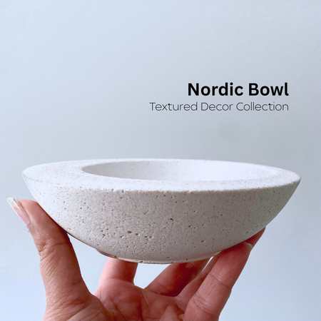 Nordic bowl | Textured decor collection
