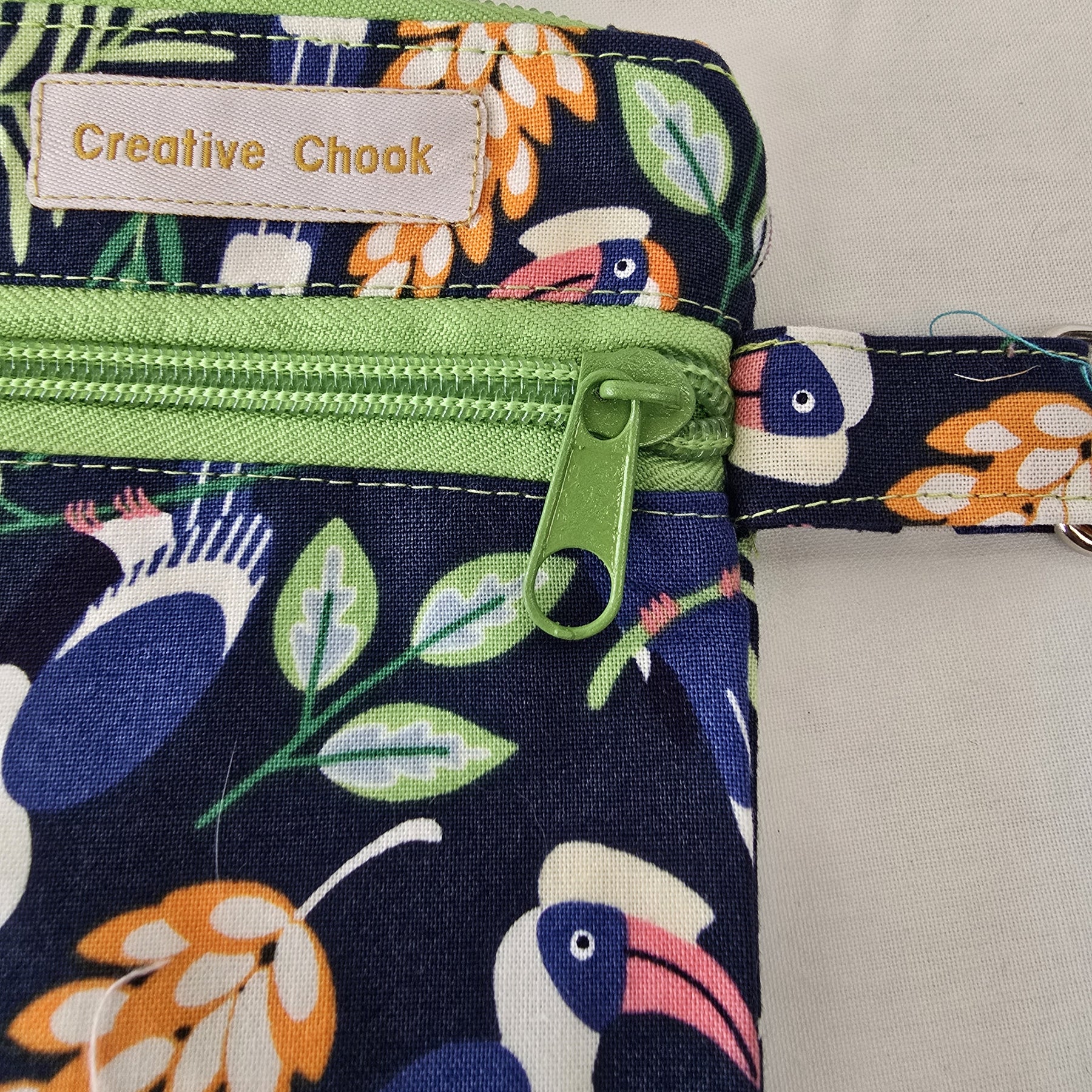 Handmade | Jungle Themed | Double Zippered | Pencil Case