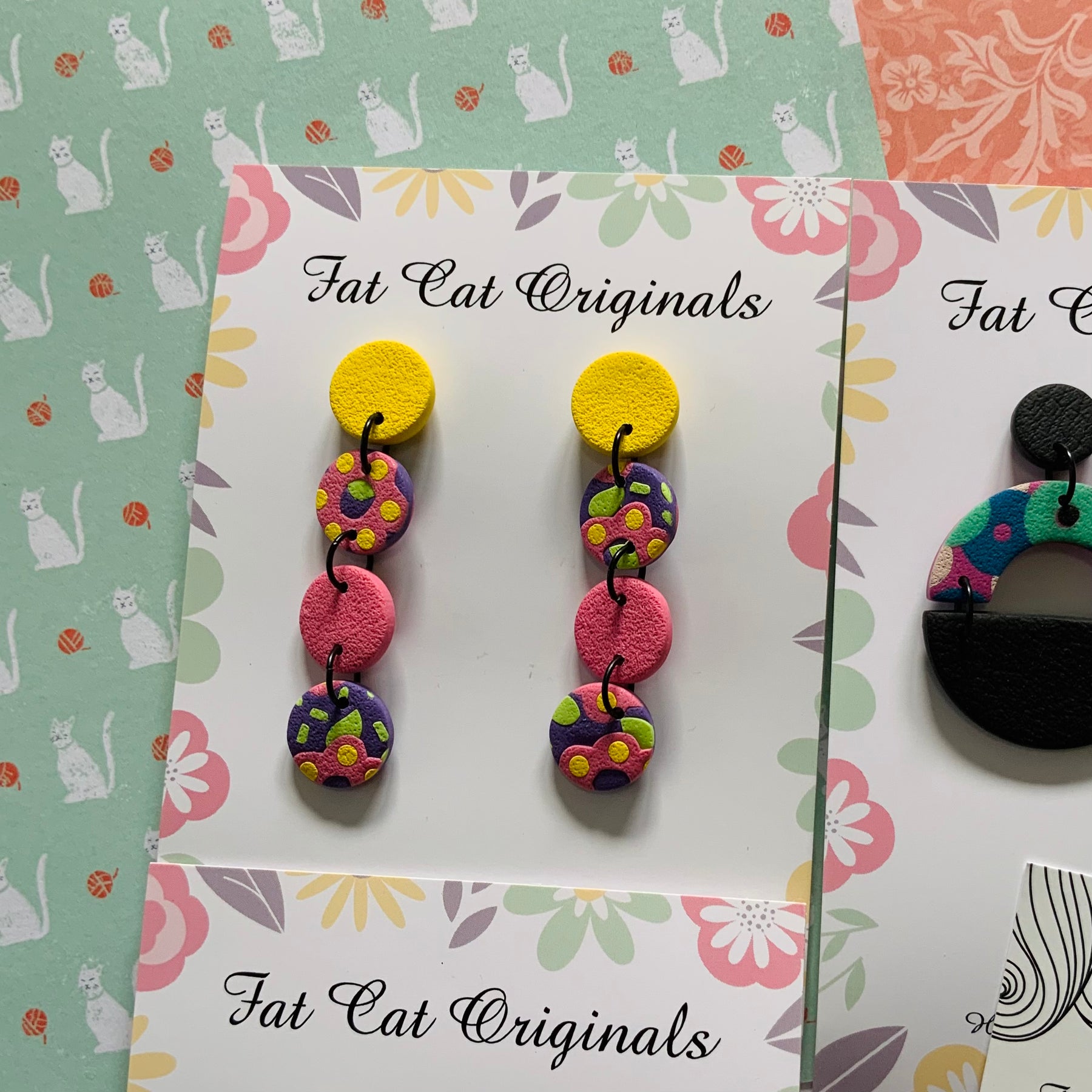 FAT CAT EARRING EDIT 5 | Curated Statement Bundle of 4