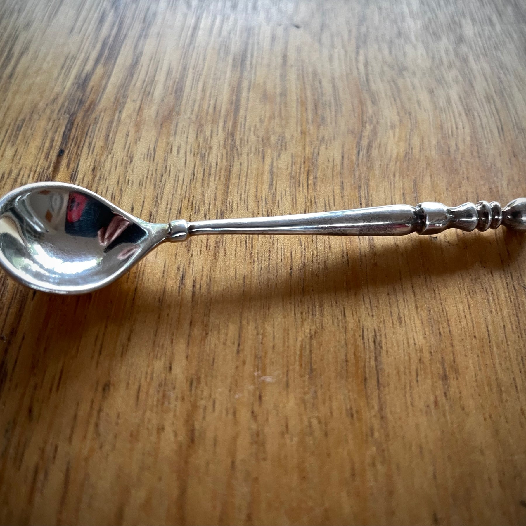 Sterling silver salt spoon