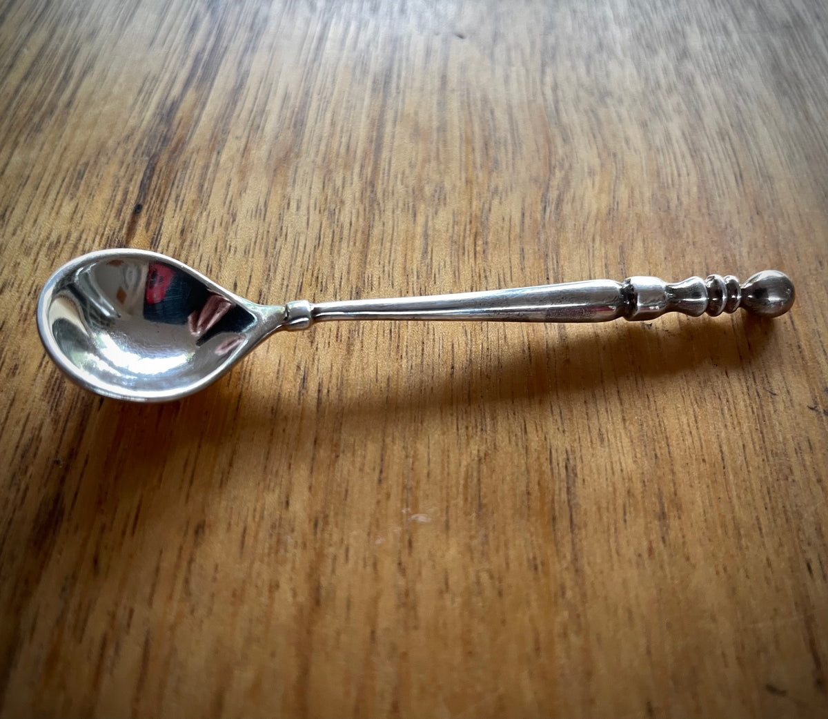 Sterling silver salt spoon