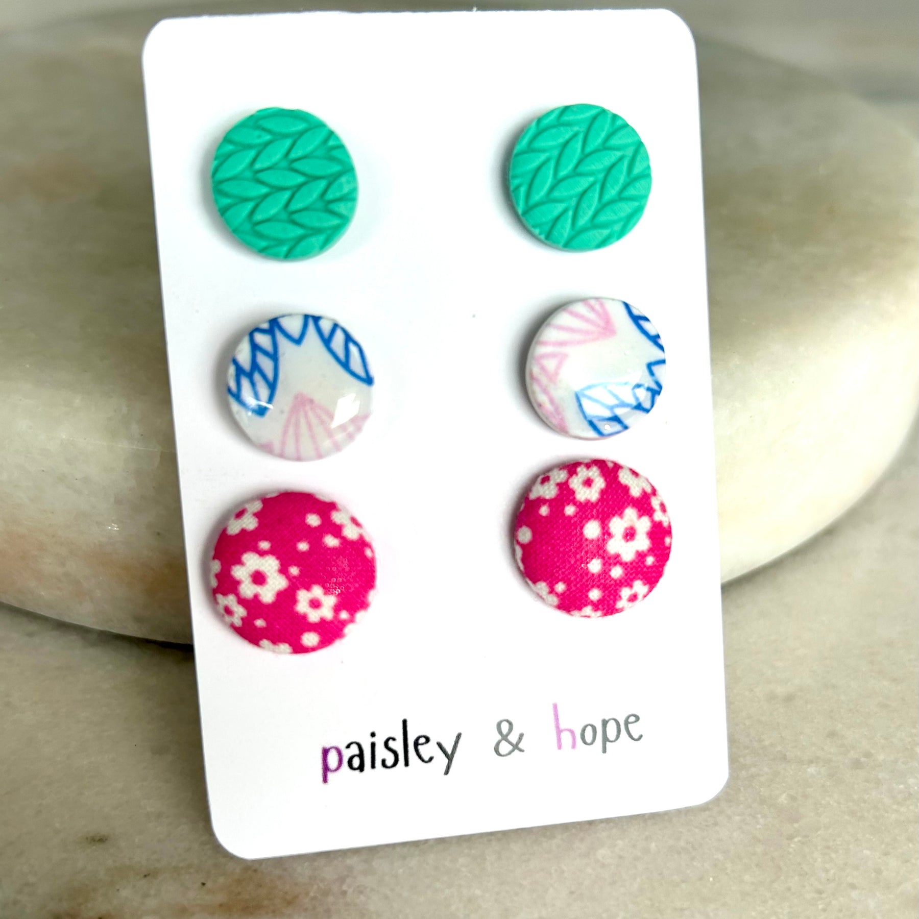 Polymer Clay Stud Pack - Choose design