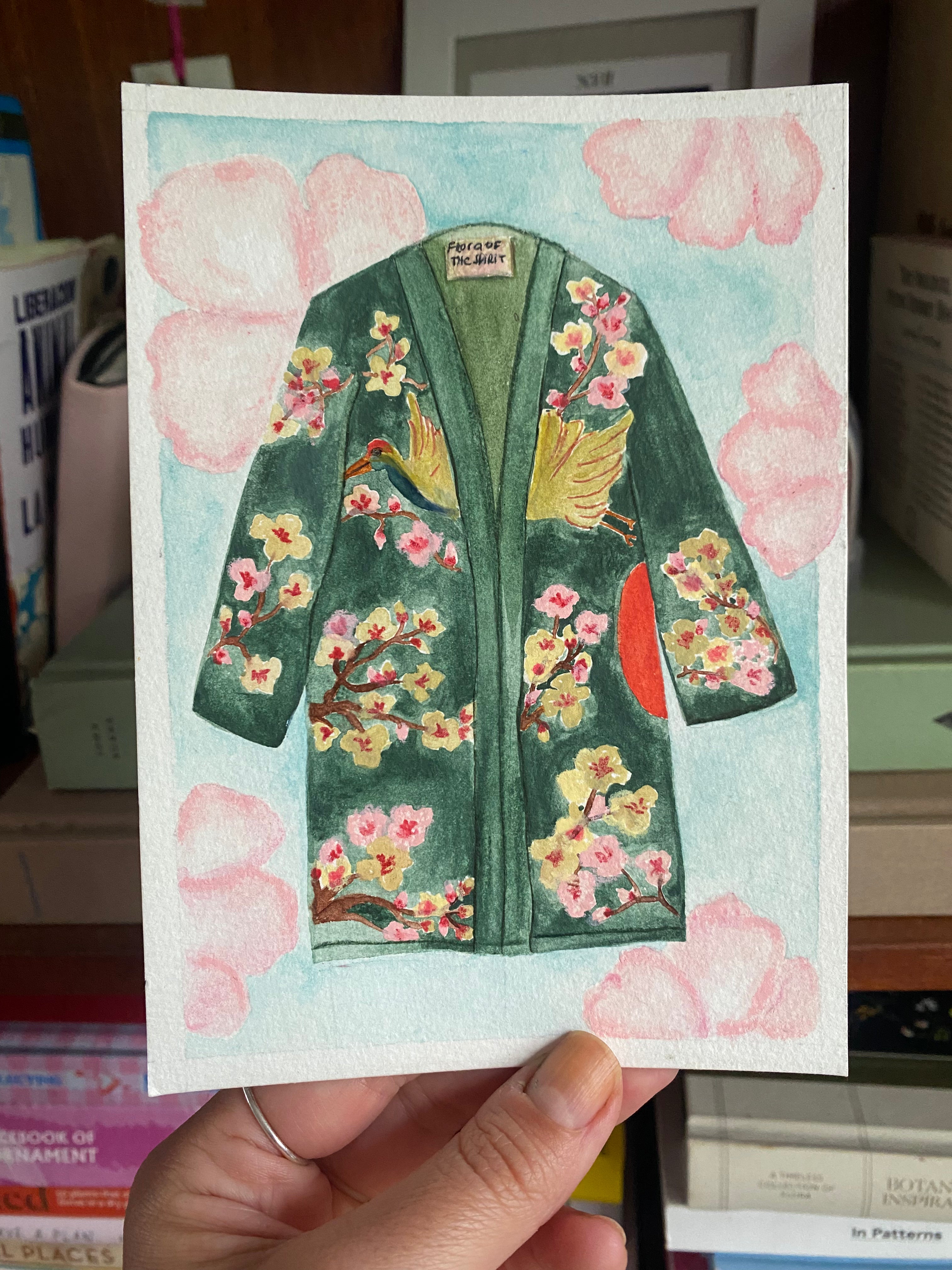 Small watercolour Size: 12.8 by 16.8 cm