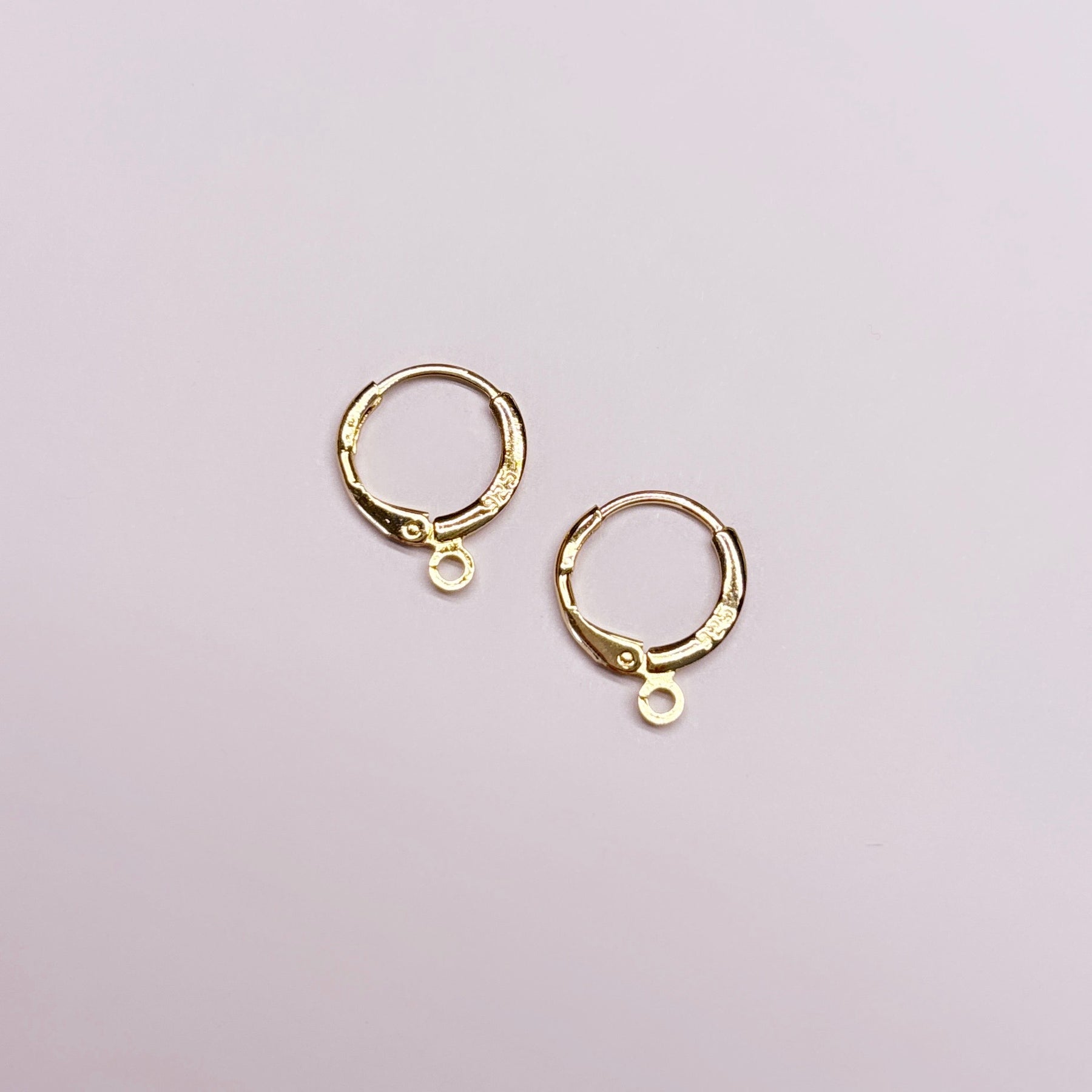 Handmade paper origami pearl crane earrings / ear clip on / 14k gold hoop