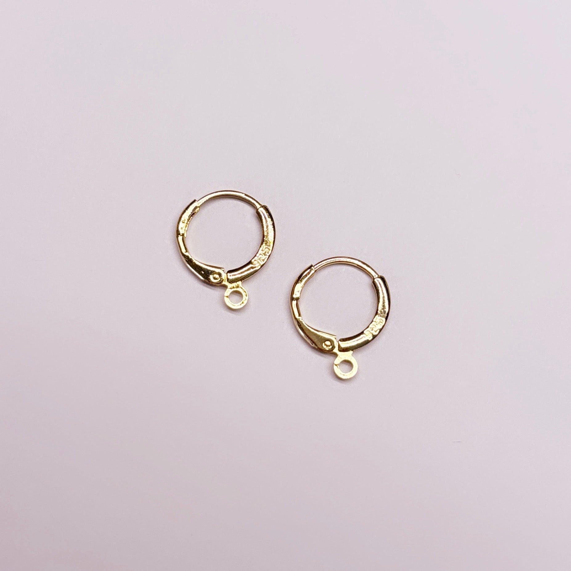 Handmade paper origami pearl crane earrings / ear clip on / 14k gold hoop
