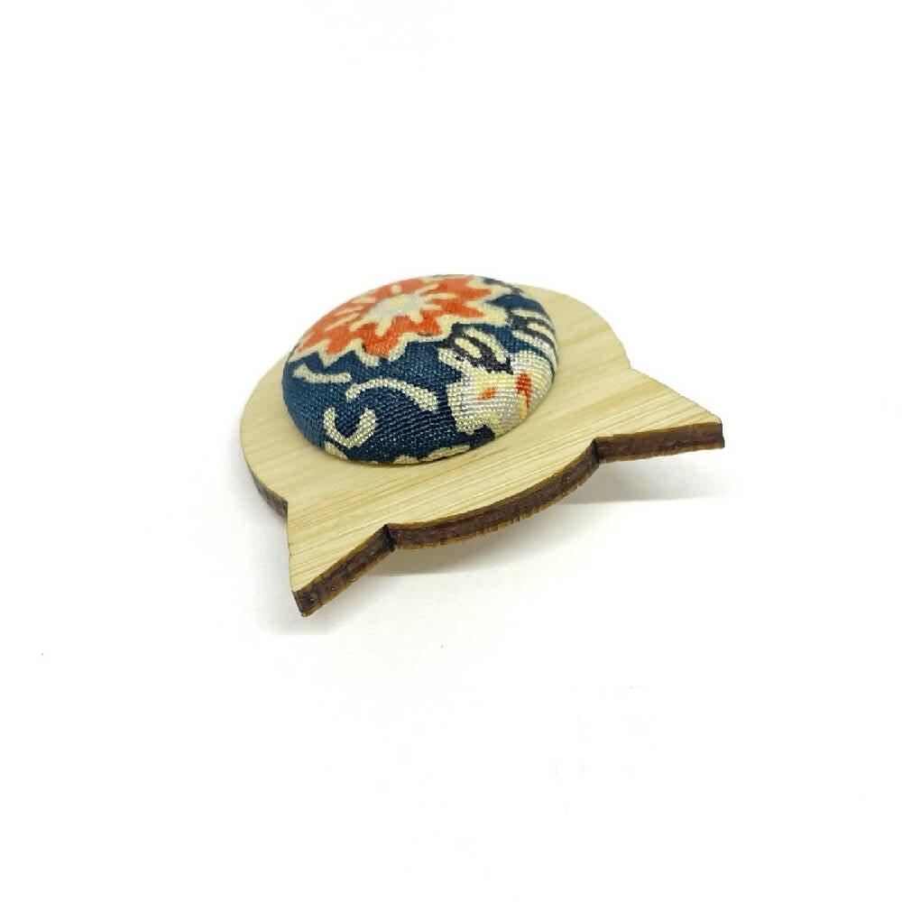 Kimono Cat Brooch