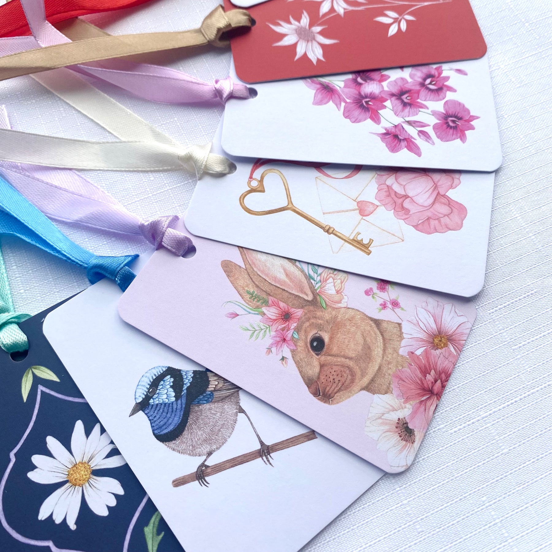 Gift Tags with Satin Ribbon