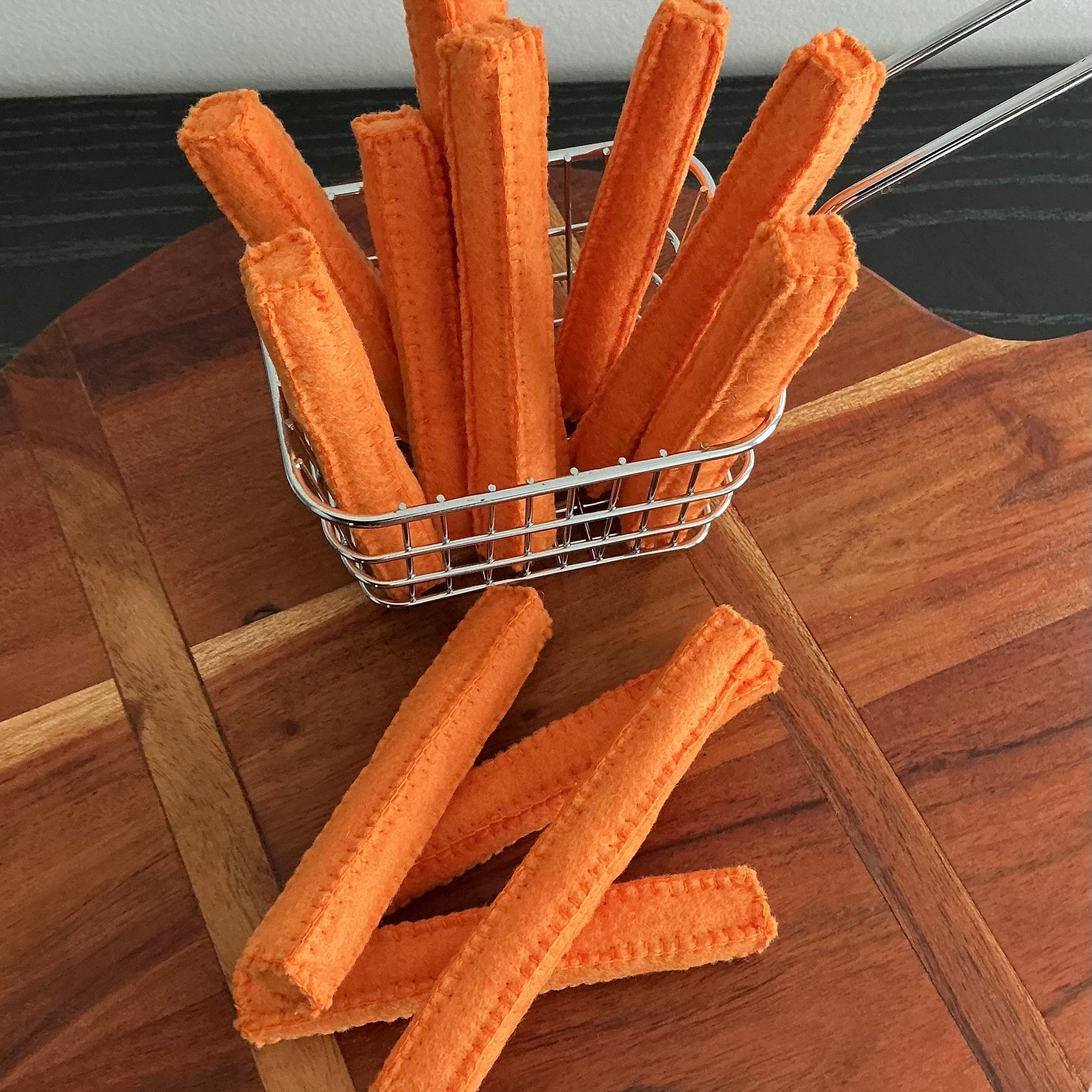 Felt sweet potato chips