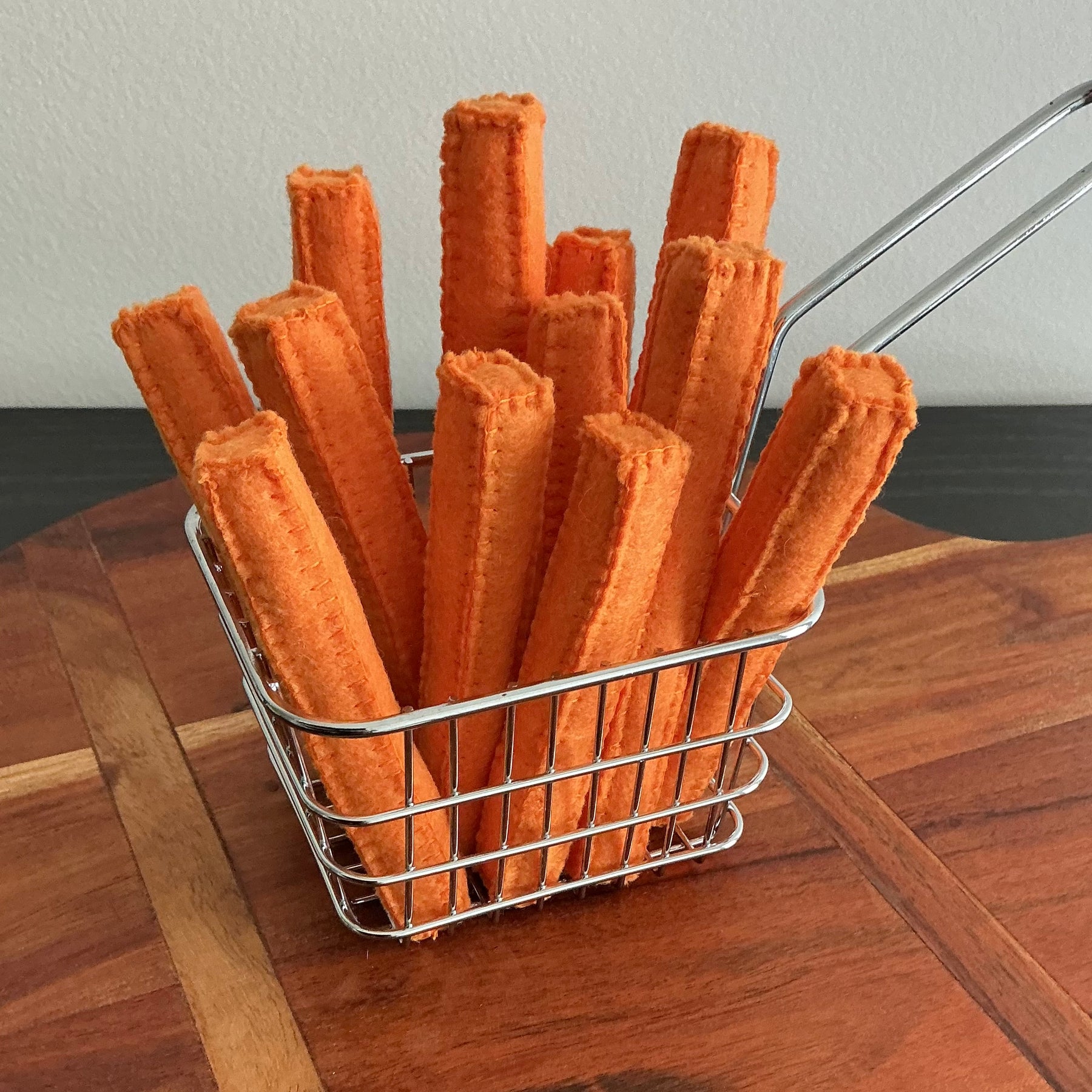 Felt sweet potato chips