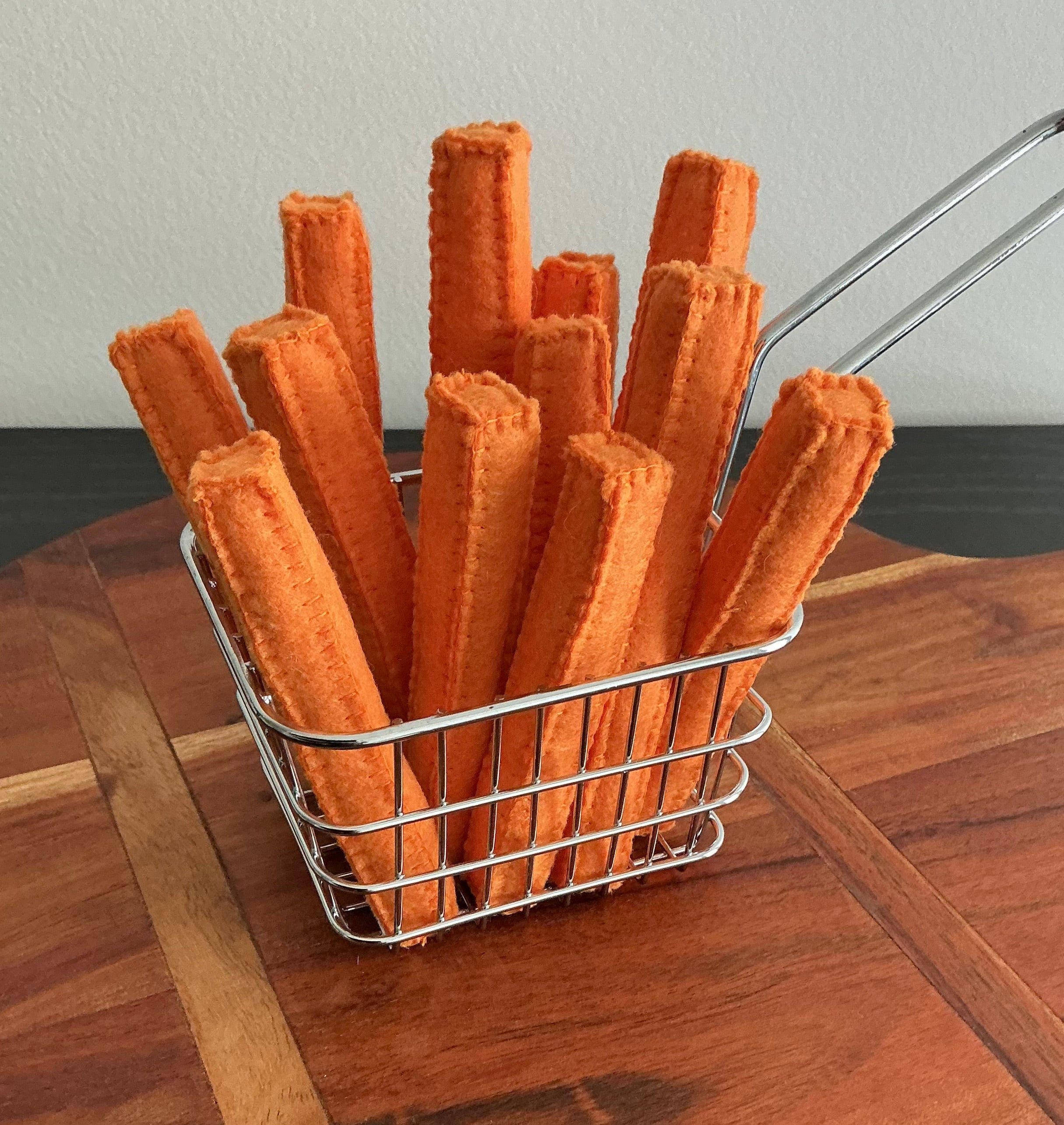 Felt sweet potato chips