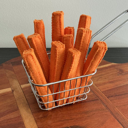 Felt sweet potato chips