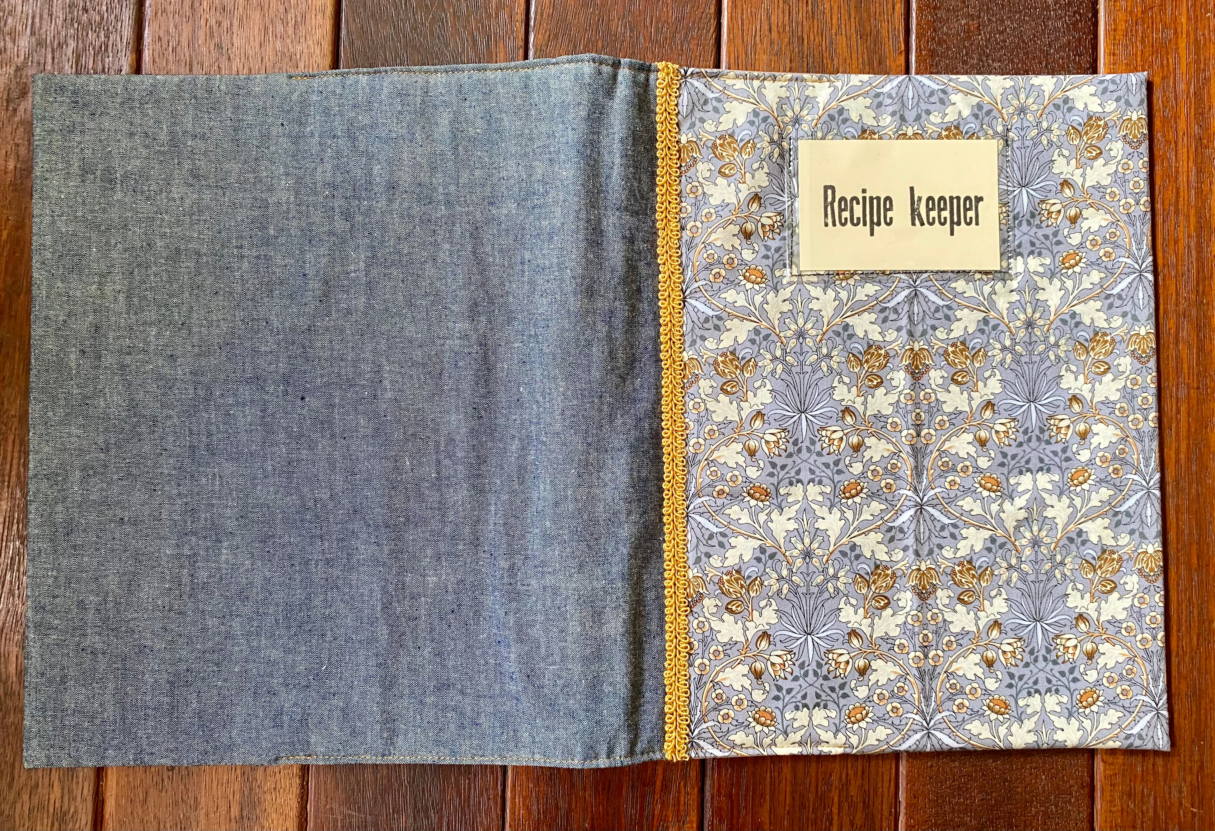 Recipe Keeper - A4 Display Folder Blues