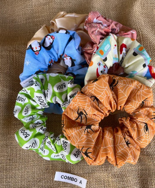 Handmade Scrunchie Combo | Halloween | Christmas | everyday