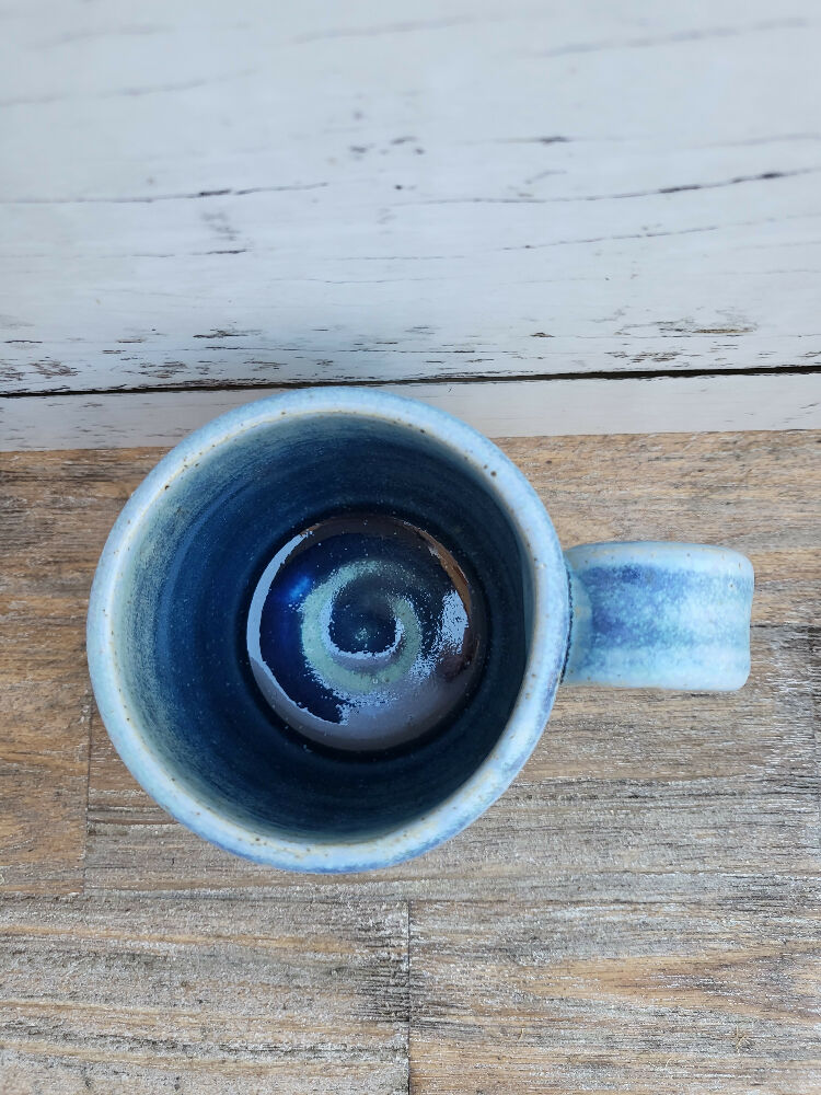Blue Handmade Ceramic Mug