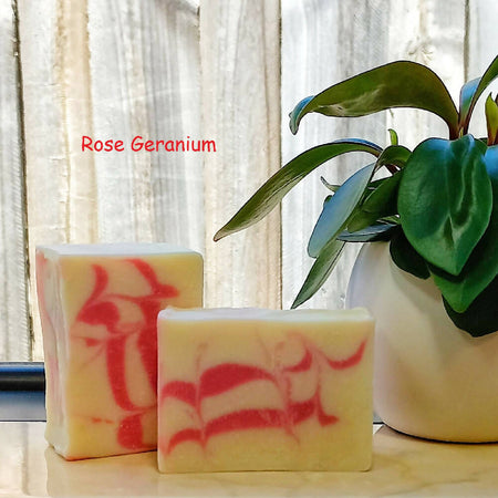 Handmade Natural Soap - Rose Geranium