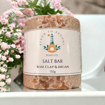 Spa Salt Bar - Rose Clay & Argan
