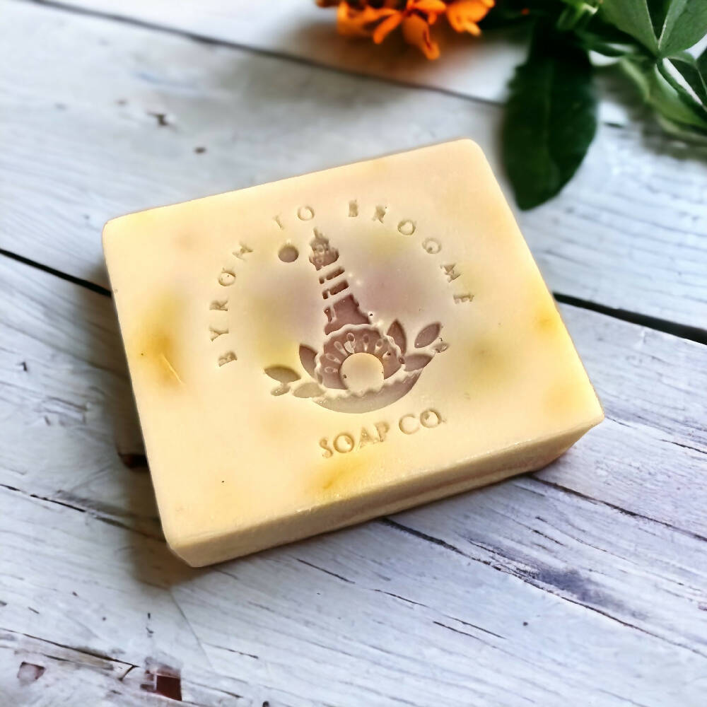 Pink Grapefruit & Calendula Botanical Handcrafted Soap