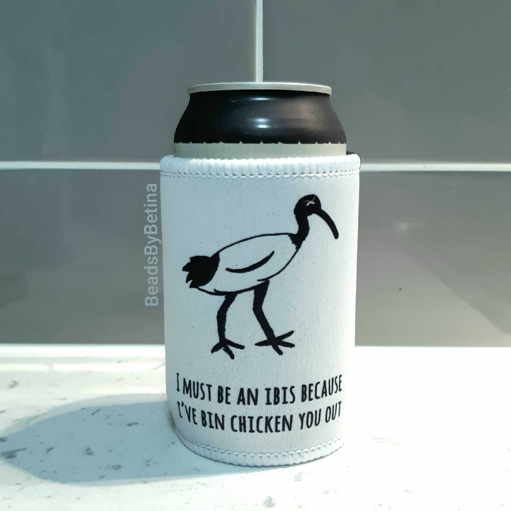 Bin Chicken (Ibis) Stubby Cooler // Stubbie Holder // Free Post to Aus