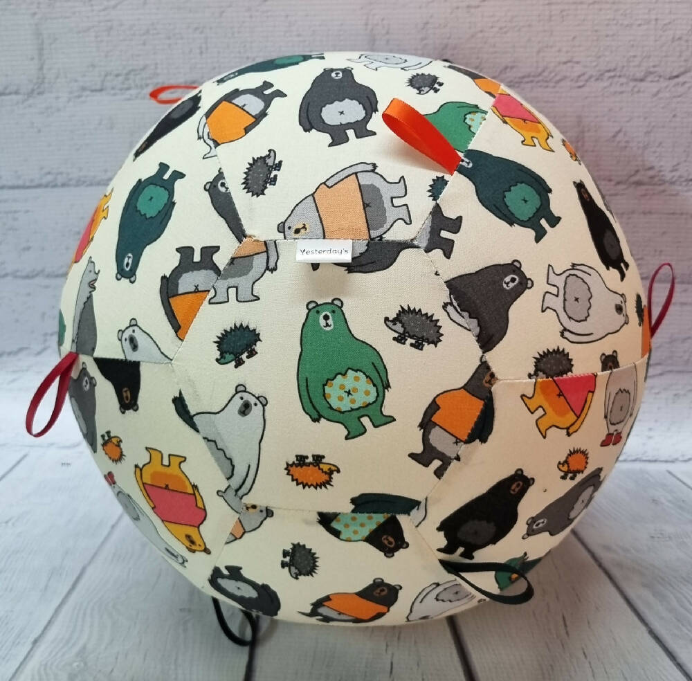 Balloon Ball: Beary Bears: Taggie: solid print