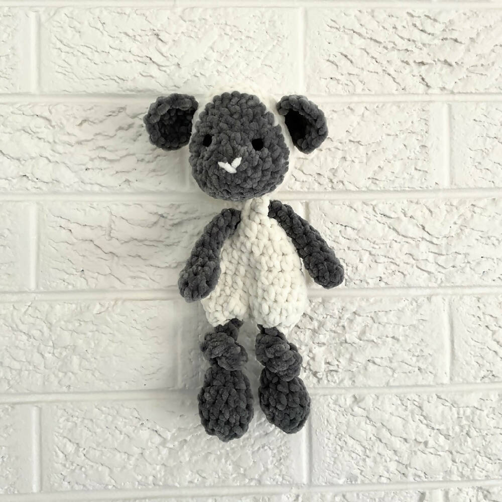 Lamb|Crochet Plush Baby Snuggler |Forever Friends | Mini