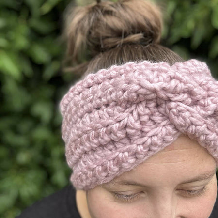 Crochet Twisted Headband