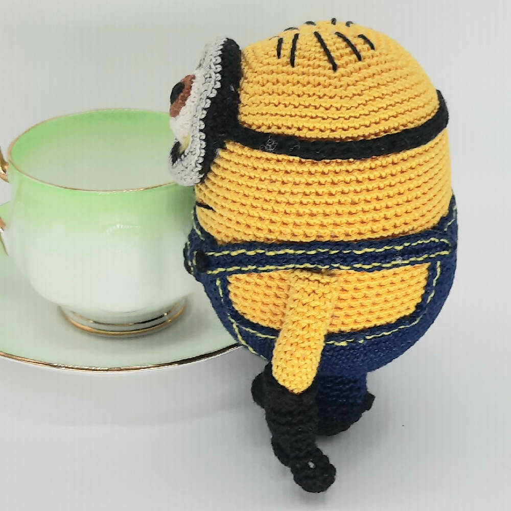 Minion Stuart - a crocheted toy