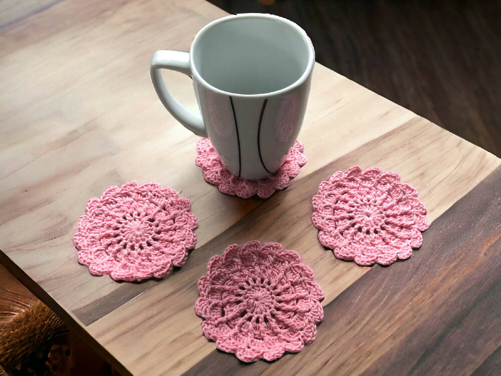 Morning Star Coaster Set of 4 Lilac