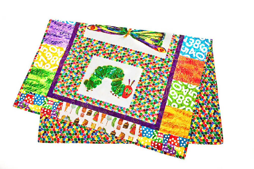 quilt handmade baby gift Australia - very hungry caterpillar
