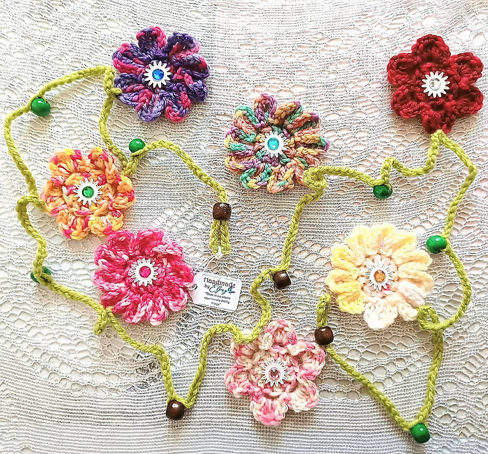 Crochet Flower Garlands