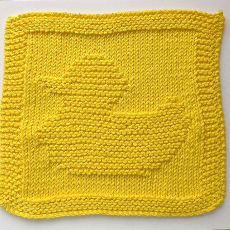 Handknit Washer Cotton Yarn - Duck, Yellow