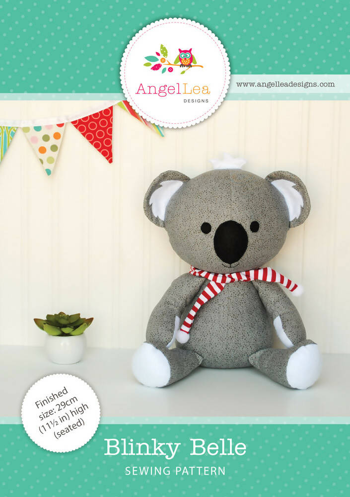 Koala Softie Pattern HARD COPY Paper Sewing Pattern Stuffed Animal