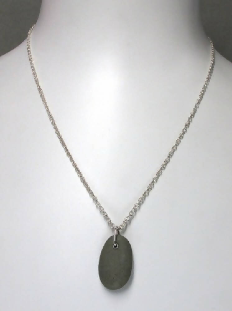 Pebble sterling silver necklace 2
