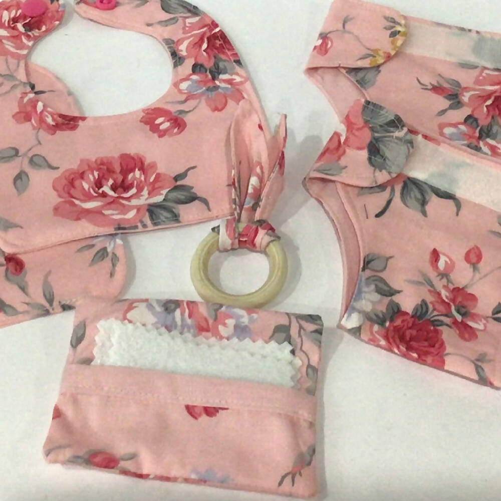 Nappy Bag and accessories for Baby Doll - Peach pink #1