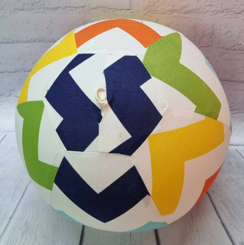 Balloon Ball: Large Chevron Bold print: solid print