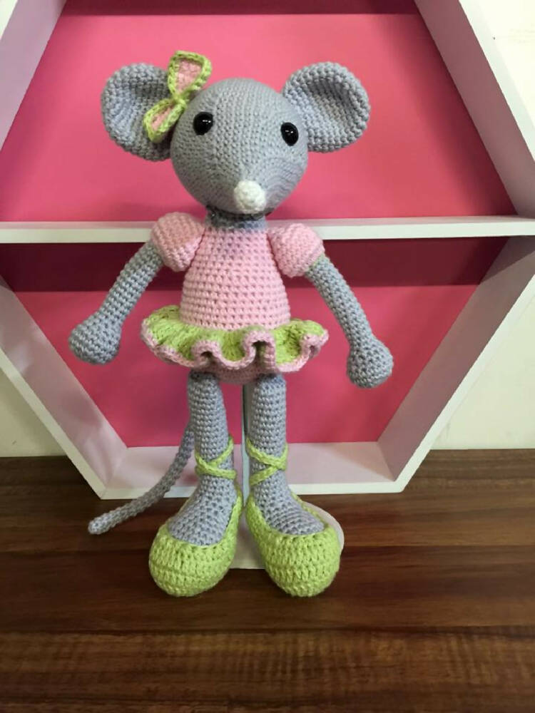 Crochet Ballerina Mouse