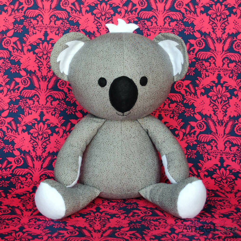 Koala Softie Pattern HARD COPY Paper Sewing Pattern Stuffed Animal