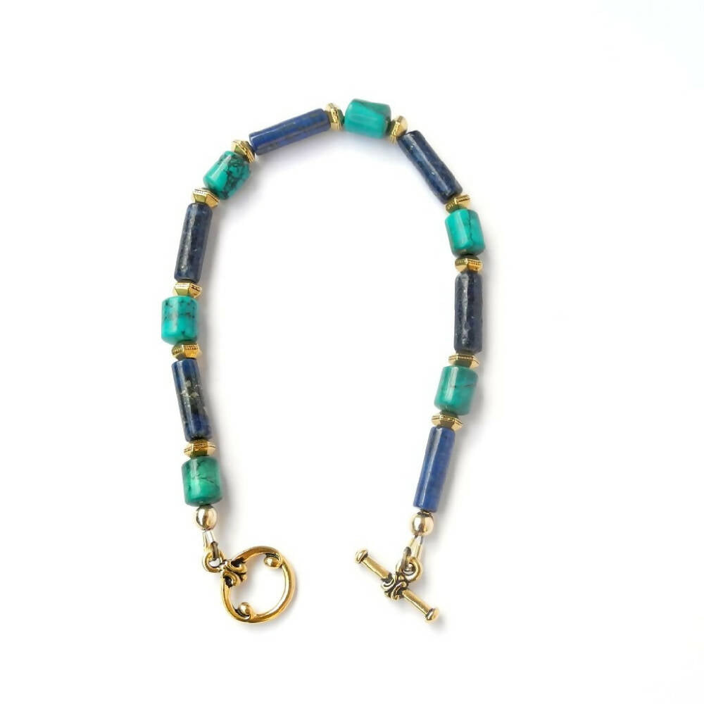Lapis Turquoise bracelet TC DSCN9590 1-12-17 1024