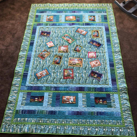 Boys Critter Single Bed Quilt