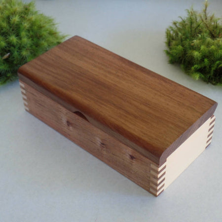 Longer Small Wooden Box- Tasmanian Blackwood & Huon Pine