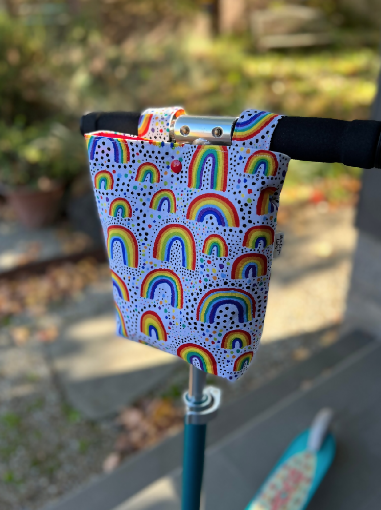 Scooter / Bike Handlebar Bag - Rainbows