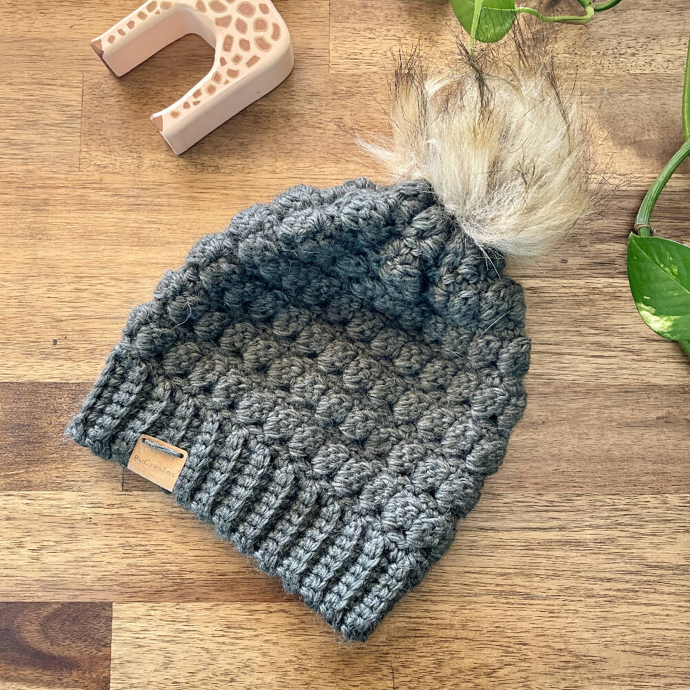 Toddler-beanie-Forest Green