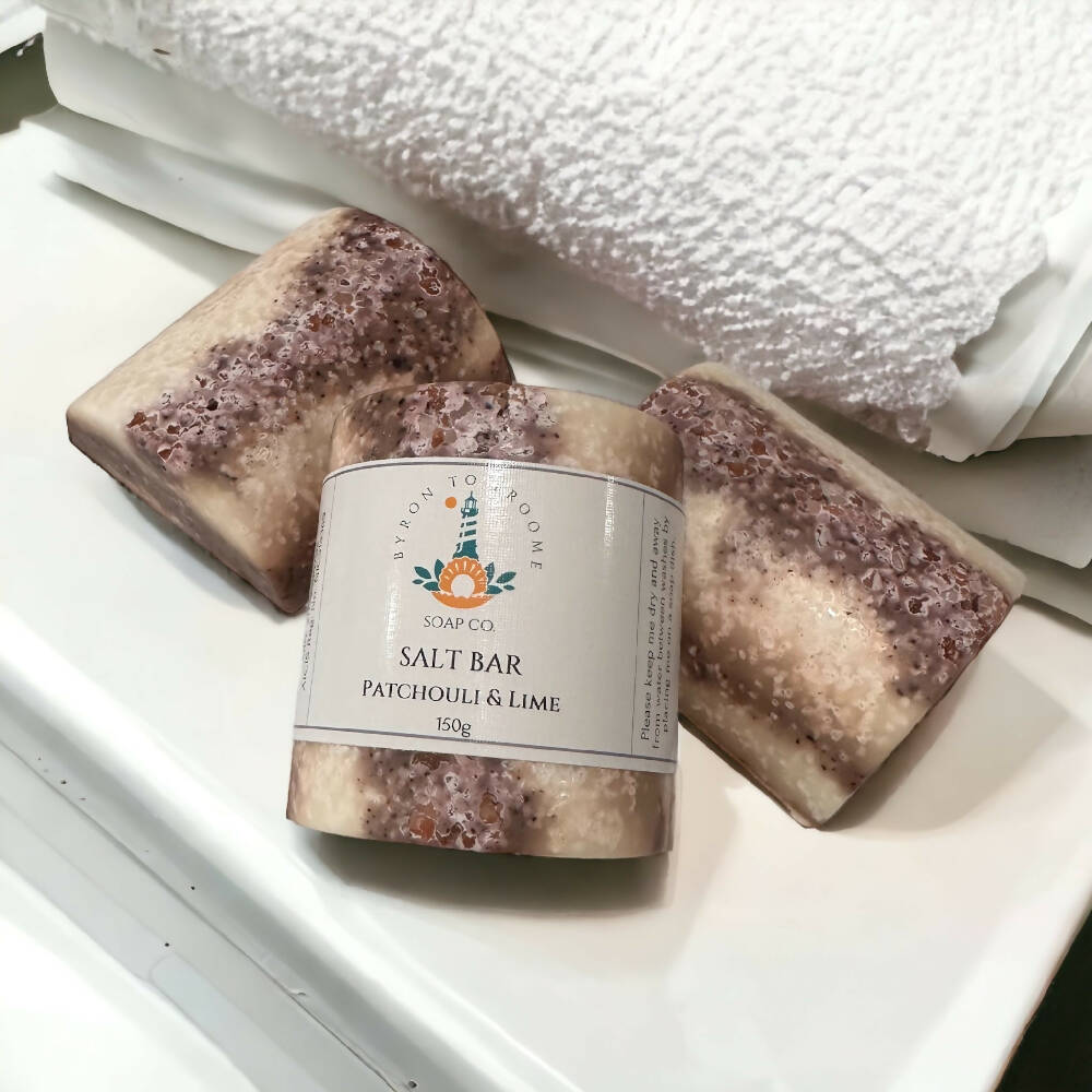 Spa Salt Bar - Patchouli & Lime