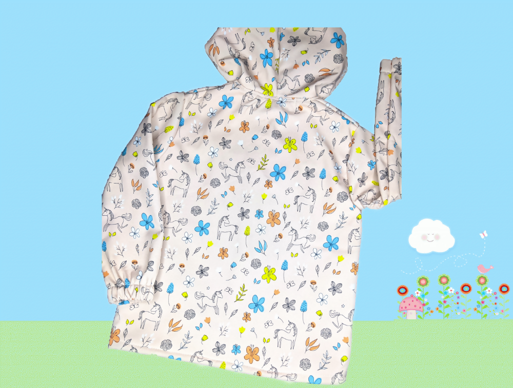Peach Unicorn Softshell Jacket Back_InPixio_InPixio_N_InPixio_FX