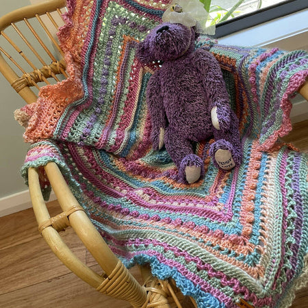 Gelato Rainbow Baby Blanket Set