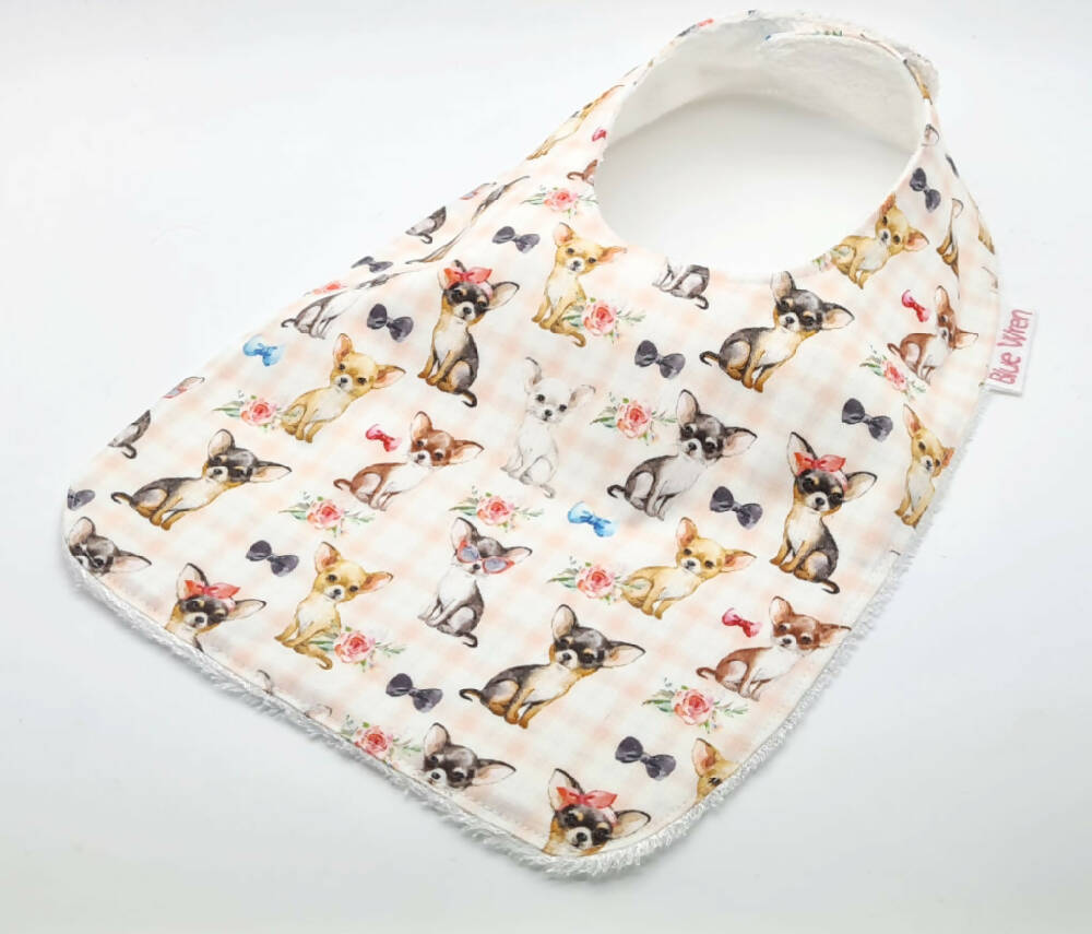 Baby Bib Chihuahua Fabric