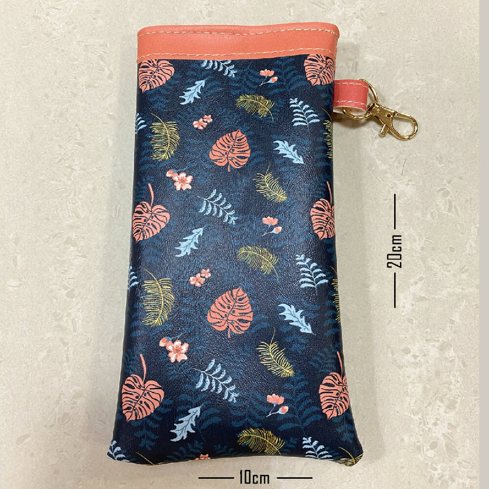 Glasses Case / Pouch featuring exclusive tropical pattern print #12