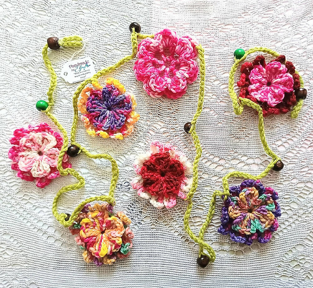 Crochet Flower Garlands