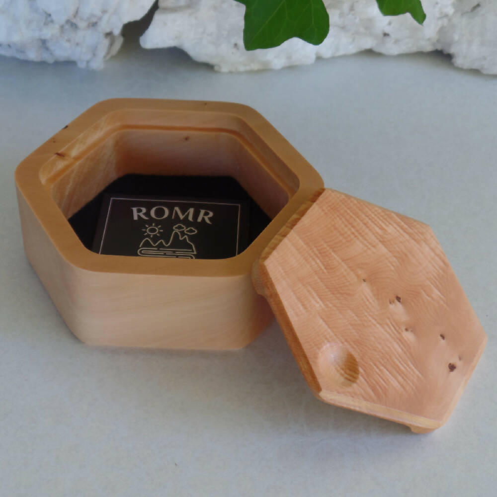 Hexagonal Box- Solid Australian Timber- Tasmanian Huon Pine