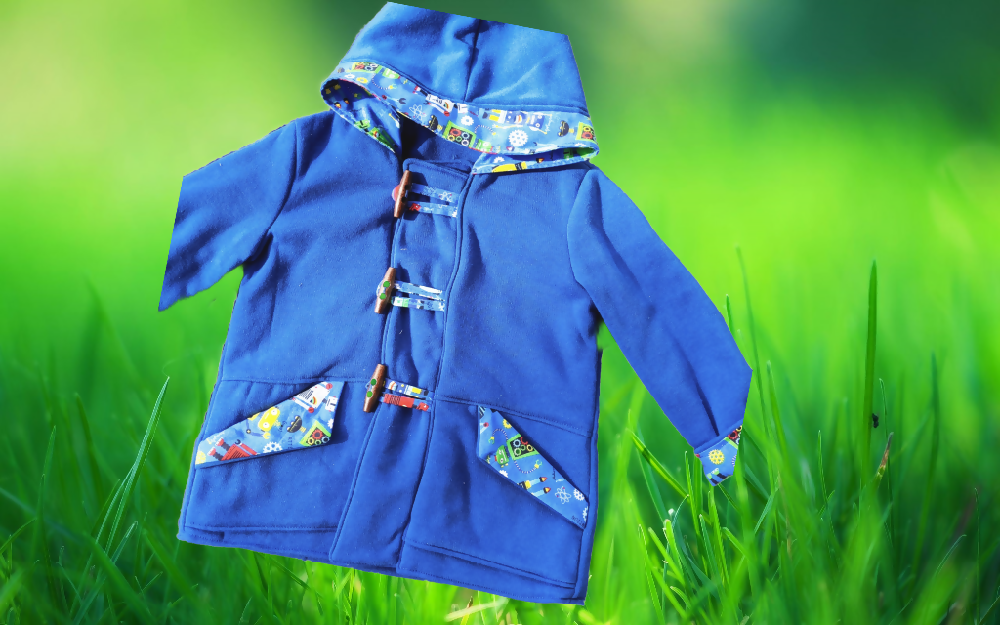 Blue Duffle Coat with Robots_InPixio_InPixio_N_InPixio_GX