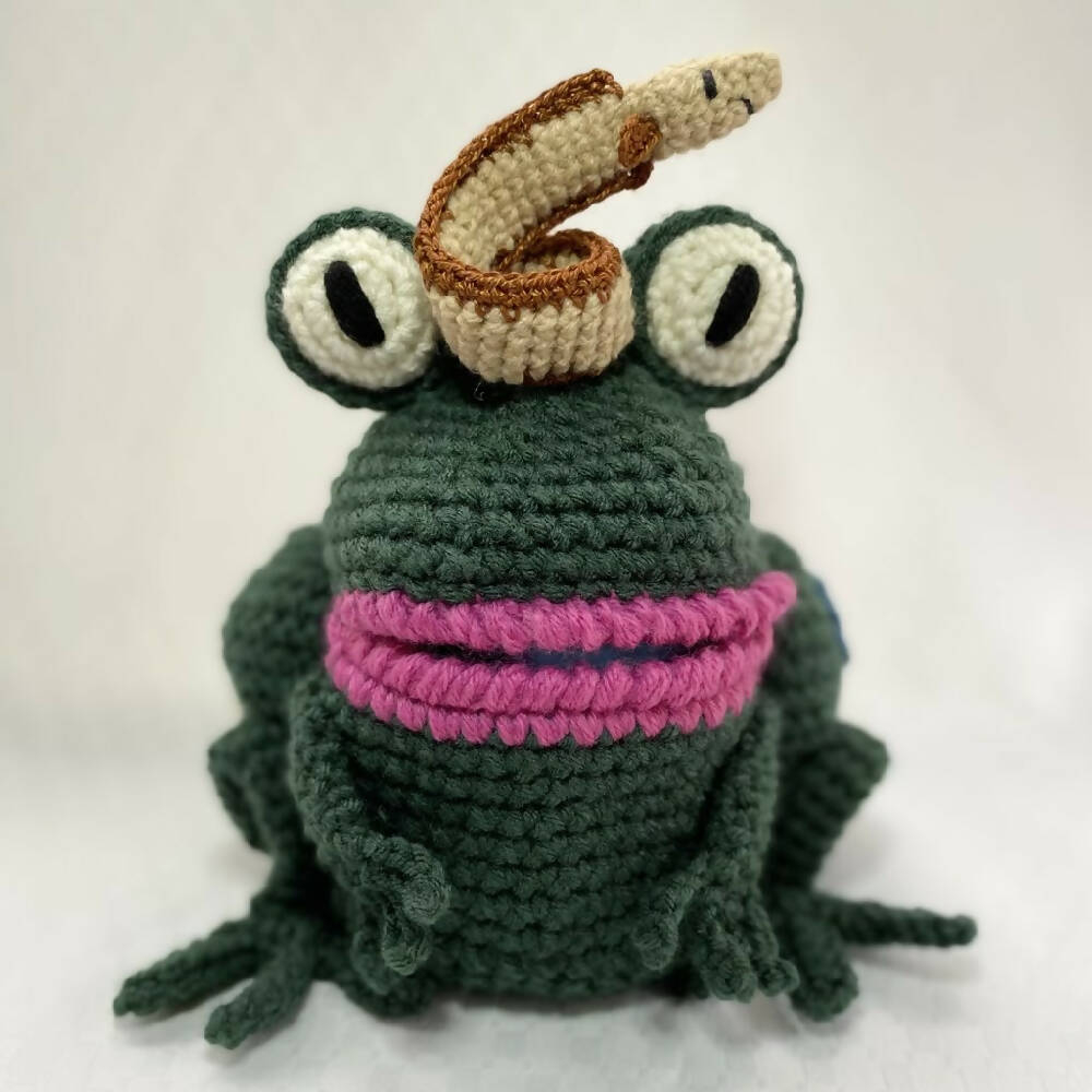 Crochet Toy Tiddalick the Frog